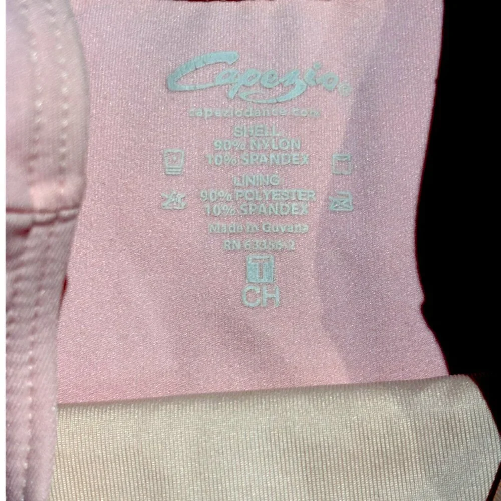 Capezio gir's pink long sleeve dance ballet leotard sz Toddler‎ 2-4